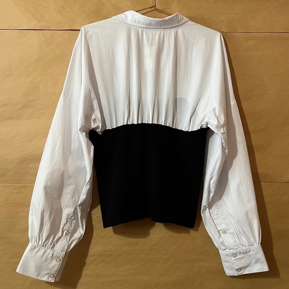 Anthropologie | NWT Maeve Long Sleeve Ruched Tube Twofer Sweater Top Size XL - Picture 11 of 15